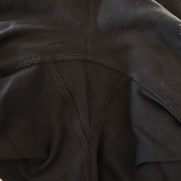 Lululemon Women's Black 8 Maternity Stretch Athleisure Cropped Leggings - Picture 5 of 9